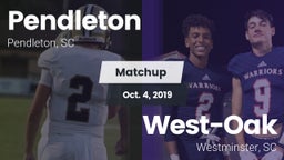 Matchup: Pendleton vs. West-Oak  2019
