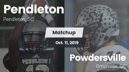 Matchup: Pendleton vs. Powdersville  2019