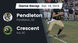 Recap: Pendleton  vs. Crescent  2019