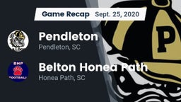 Recap: Pendleton  vs. Belton Honea Path  2020