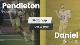 Matchup: Pendleton vs. Daniel  2020