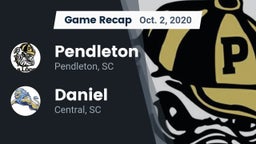 Recap: Pendleton  vs. Daniel  2020