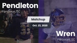Matchup: Pendleton vs. Wren  2020