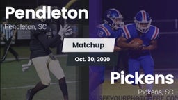 Matchup: Pendleton vs. Pickens  2020