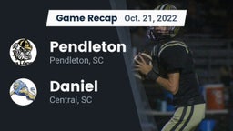 Recap: Pendleton  vs. Daniel  2022