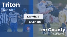 Matchup: Triton vs. Lee County  2017