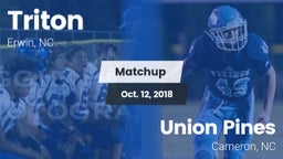 Matchup: Triton vs. Union Pines  2018