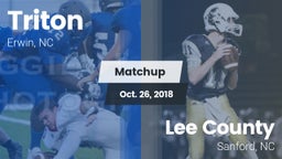 Matchup: Triton vs. Lee County  2018