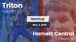 Matchup: Triton vs. Harnett Central  2018