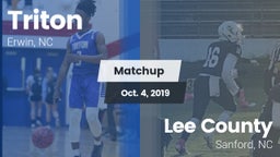 Matchup: Triton vs. Lee County  2019