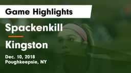 Spackenkill  vs Kingston  Game Highlights - Dec. 10, 2018