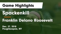 Spackenkill  vs Franklin Delano Roosevelt Game Highlights - Dec. 27, 2018