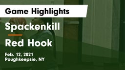 Spackenkill  vs Red Hook  Game Highlights - Feb. 12, 2021