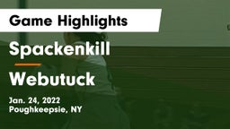 Spackenkill  vs Webutuck  Game Highlights - Jan. 24, 2022
