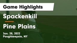 Spackenkill  vs Pine Plains  Game Highlights - Jan. 28, 2022