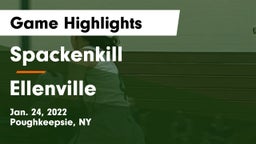 Spackenkill  vs Ellenville Game Highlights - Jan. 24, 2022