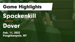 Spackenkill  vs Dover  Game Highlights - Feb. 11, 2022