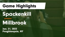 Spackenkill  vs Millbrook  Game Highlights - Jan. 31, 2023