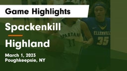 Spackenkill  vs Highland  Game Highlights - March 1, 2023