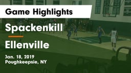 Spackenkill  vs Ellenville  Game Highlights - Jan. 18, 2019