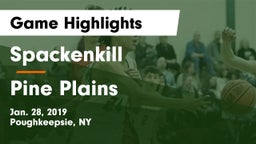 Spackenkill  vs Pine Plains  Game Highlights - Jan. 28, 2019