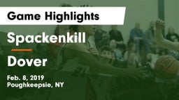 Spackenkill  vs Dover  Game Highlights - Feb. 8, 2019