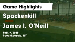 Spackenkill  vs James I. O'Neill  Game Highlights - Feb. 9, 2019
