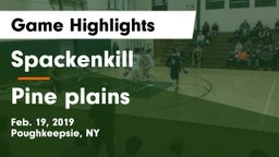 Spackenkill  vs Pine plains Game Highlights - Feb. 19, 2019