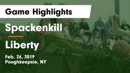 Spackenkill  vs Liberty Game Highlights - Feb. 26, 2019