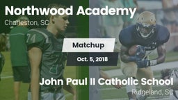 Matchup: Northwood Academy vs. John Paul II Catholic School 2018