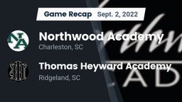 Recap: Northwood Academy  vs. Thomas Heyward Academy 2022