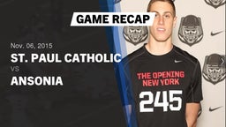 Recap: St. Paul Catholic  vs. Ansonia  2015