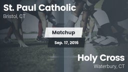 Matchup: St. Paul Catholic vs. Holy Cross  2016
