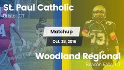 Matchup: St. Paul Catholic vs. Woodland Regional 2016