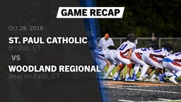 Recap: St. Paul Catholic  vs. Woodland Regional 2016