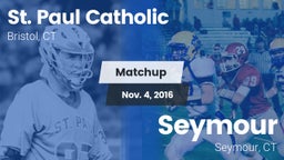 Matchup: St. Paul Catholic vs. Seymour  2016