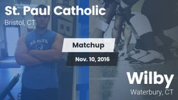 Matchup: St. Paul Catholic vs. Wilby  2016