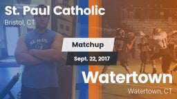 Matchup: St. Paul Catholic vs. Watertown  2017