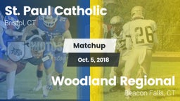 Matchup: St. Paul Catholic vs. Woodland Regional 2018