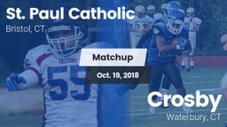 Matchup: St. Paul Catholic vs. Crosby  2018