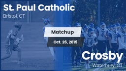 Matchup: St. Paul Catholic vs. Crosby  2019