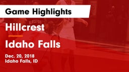 Hillcrest  vs Idaho Falls  Game Highlights - Dec. 20, 2018