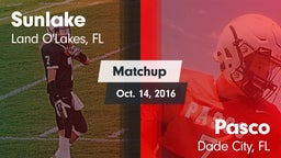 Matchup: Sunlake vs. Pasco  2016