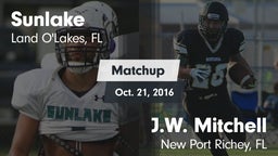 Matchup: Sunlake vs. J.W. Mitchell  2016
