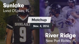 Matchup: Sunlake vs. River Ridge  2016