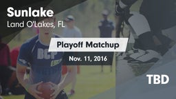 Matchup: Sunlake vs. TBD 2016
