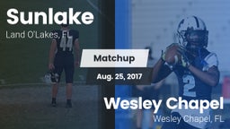 Matchup: Sunlake vs. Wesley Chapel  2017