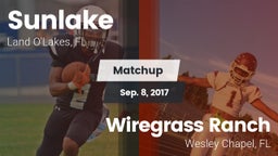 Matchup: Sunlake vs. Wiregrass Ranch  2017