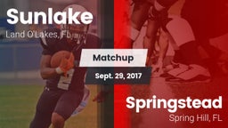 Matchup: Sunlake vs. Springstead  2017