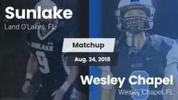 Matchup: Sunlake vs. Wesley Chapel  2018